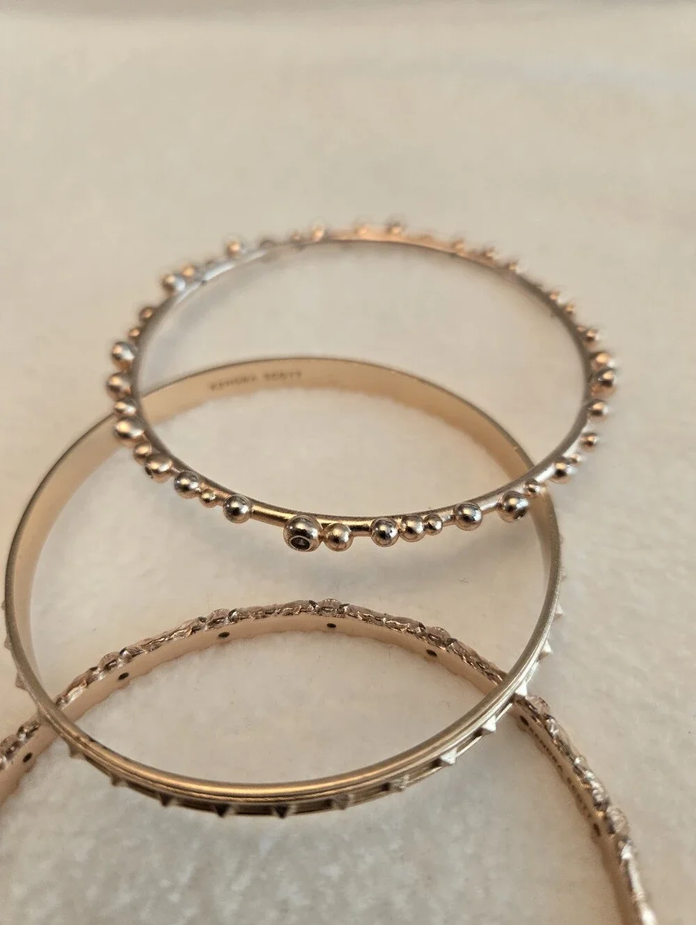 Kendra Scott Kingsley Rose Gold Set 5 Bangle Bracelets